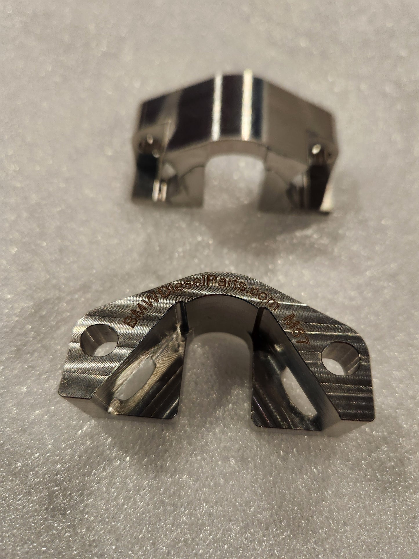 BMW M57 Billet 304 Stainless Steel Injector Clamp / Hold Down Replaces 13537792722