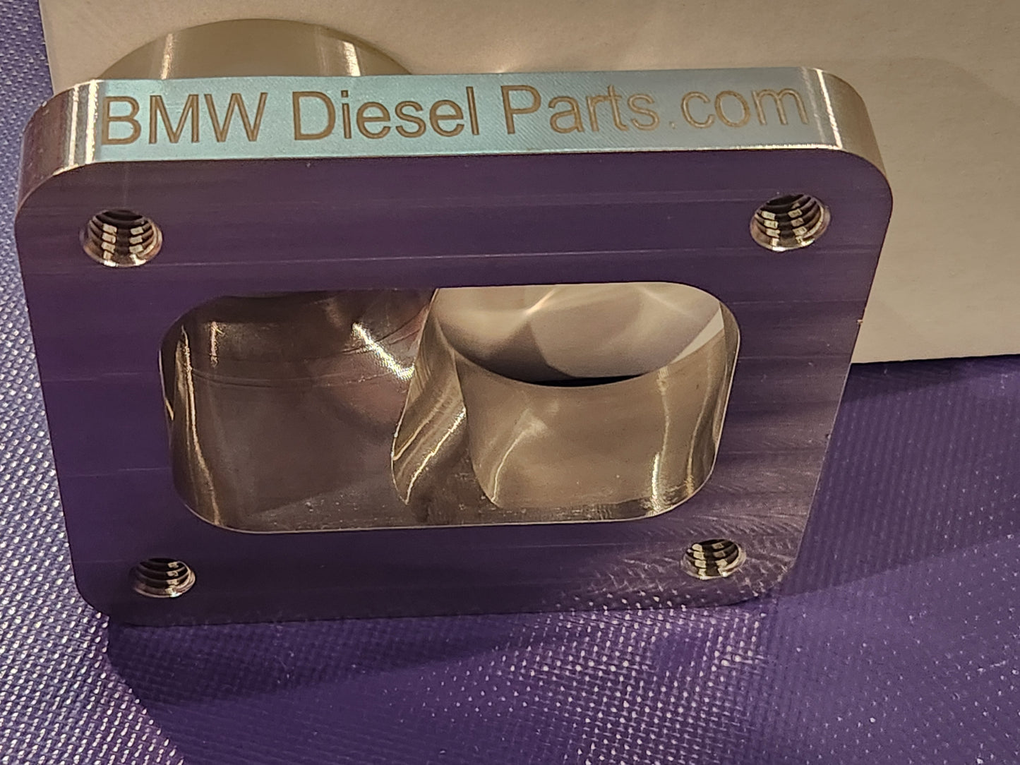 CNC Billet T4 Turbo Transition Flange Dual 2" 304L Stainless Steel