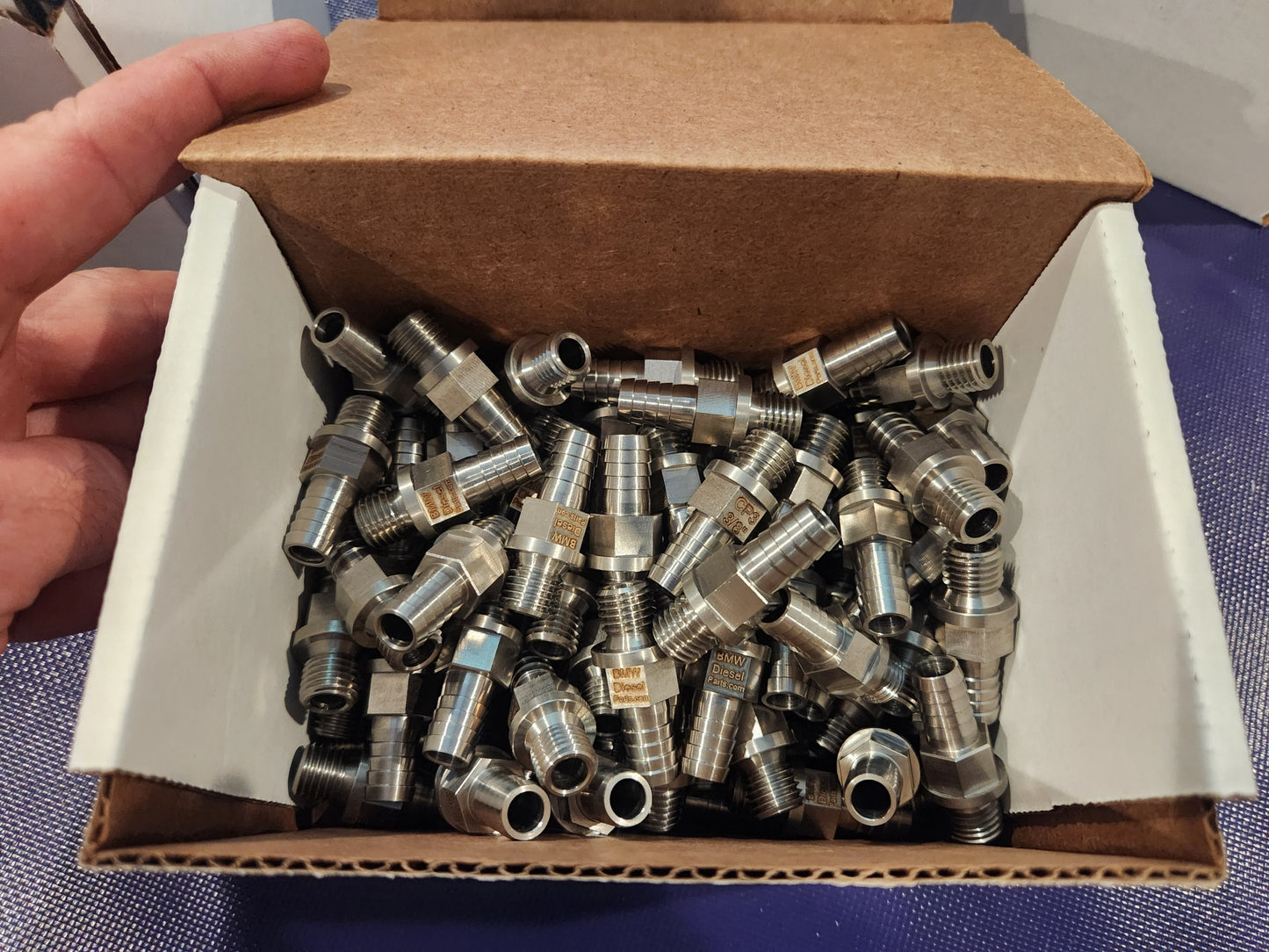 CP3 3/8" barbed feed lines 304SS Will fit all BMW CP3
