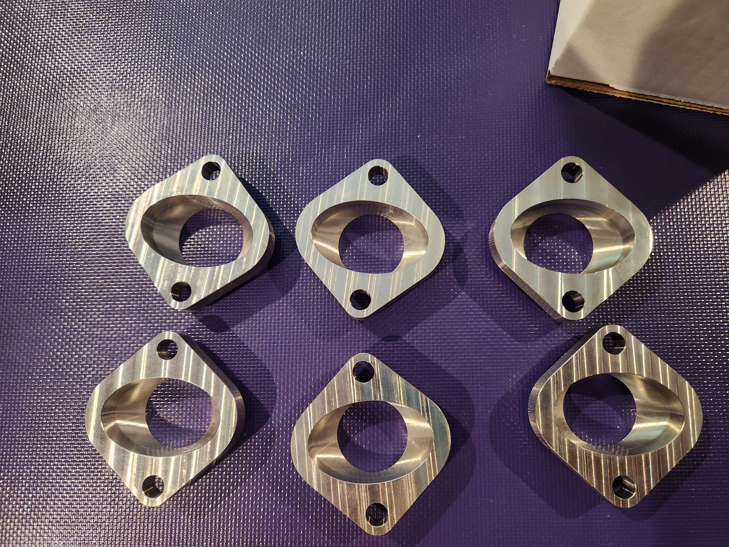 M47 M57 304SS CNC tapered exhaust flanges