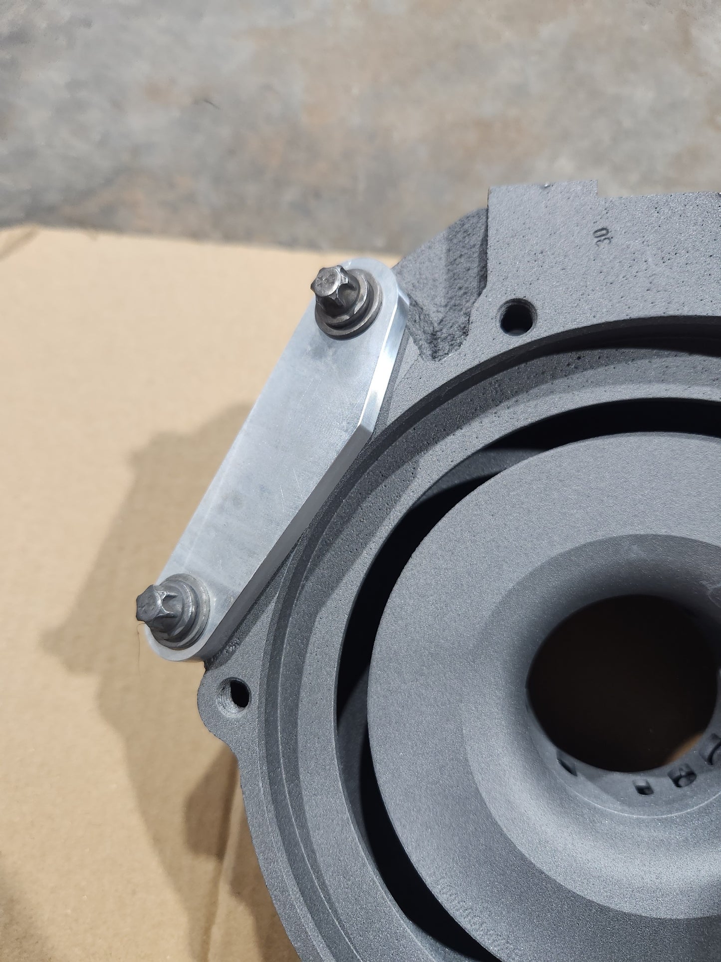 E70 K26 LP Turbo Compressor cover plate Billet 6061 Aluminum