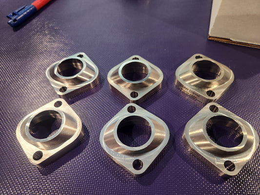 M47 M57 304SS CNC tapered exhaust flanges