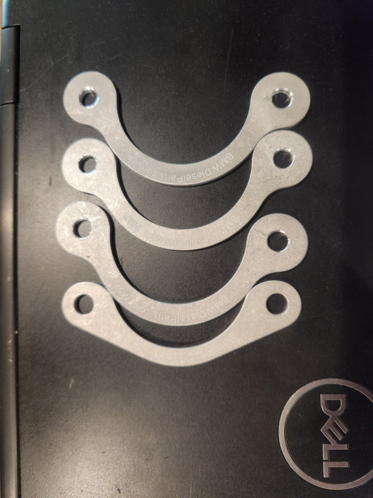 Set of 4 E70/E90 M57 Turbo pipe clamp Replaces all EIGHT OEM 11657794574