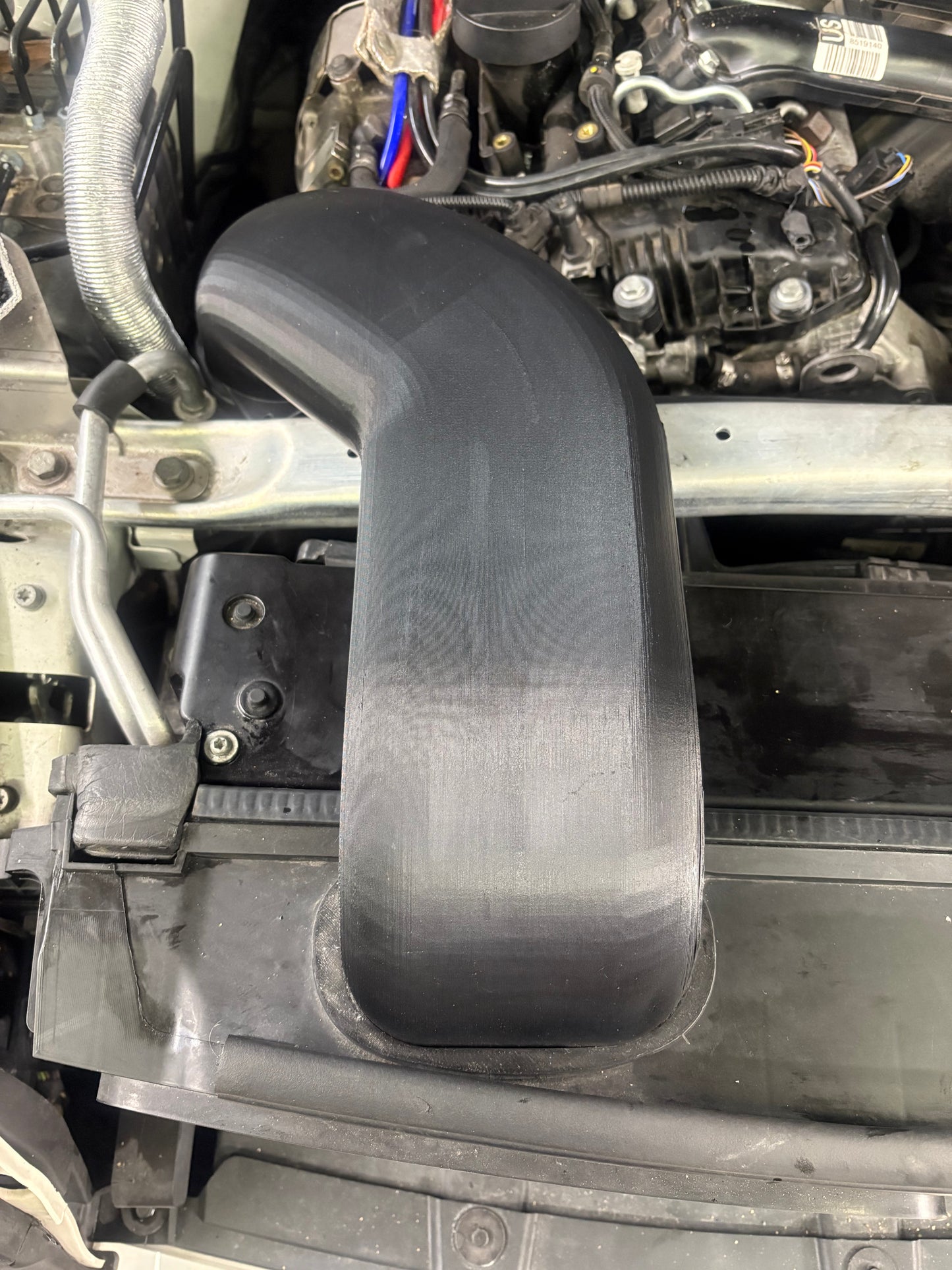 E70 BMW M57 X5D Cold Air intake ABS Carbon